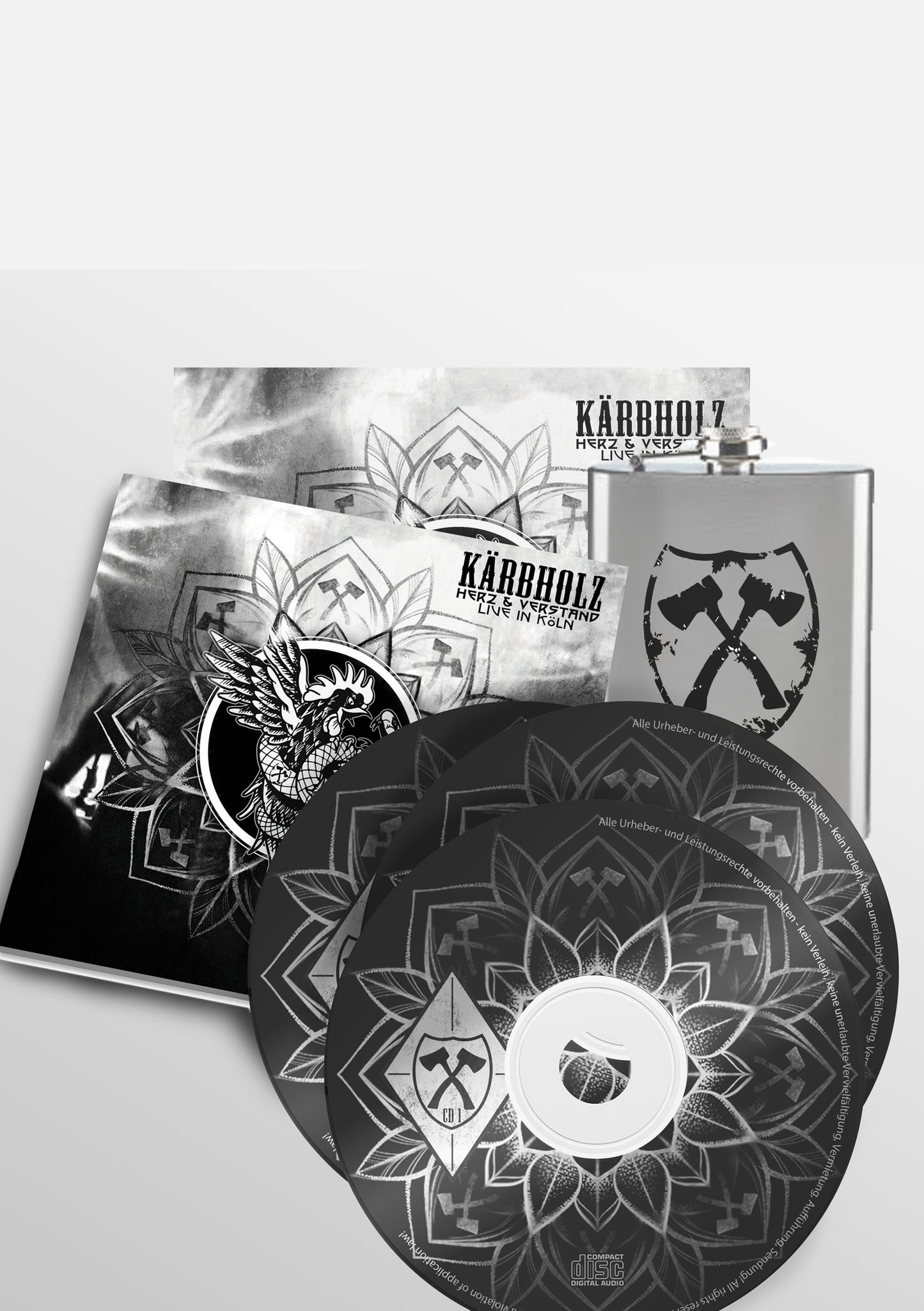 Kärbholz - Herz & Verstand - Herz & Verstand Live in Köln (Ltd.Fanbox/2CD+DVD)