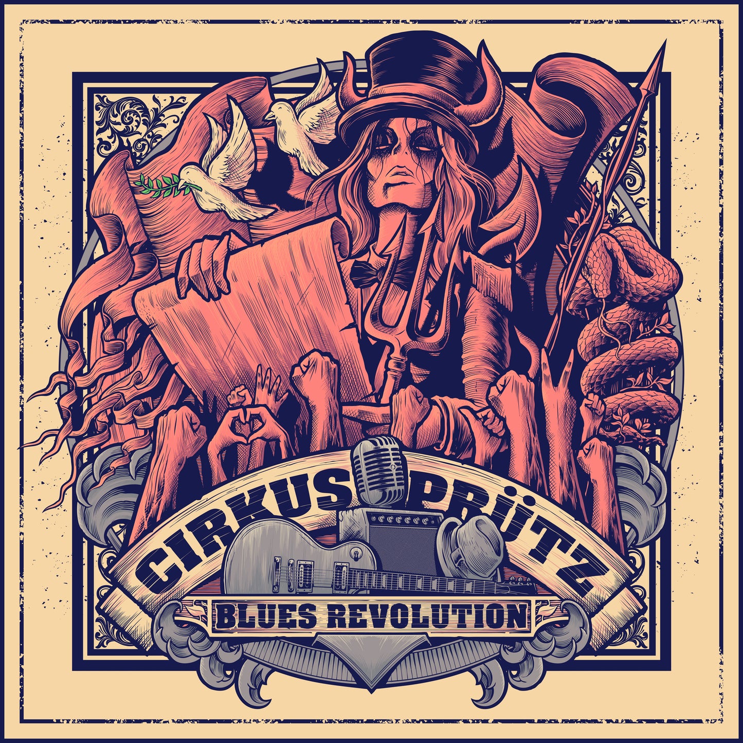 Cirkus Prütz - Blues Revolution (Ltd. LP/Red Transparent Vinyl)