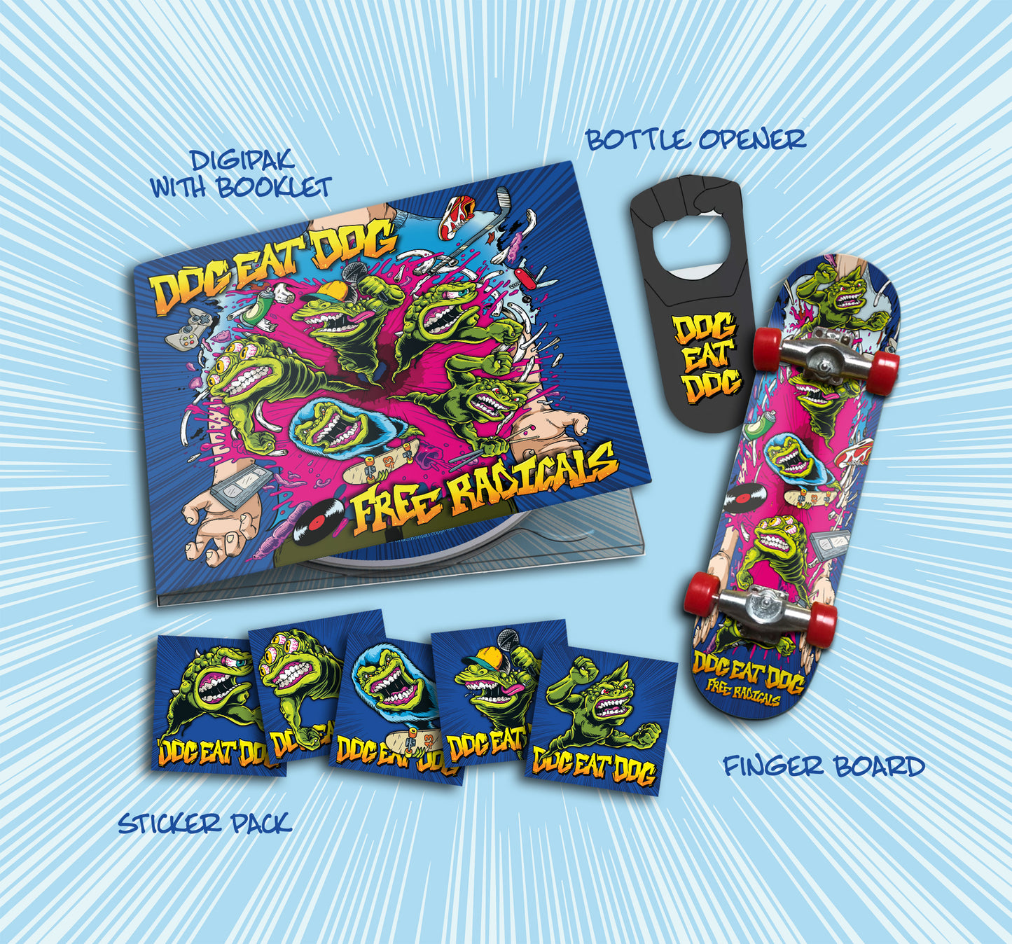 Dog Eat Dog - Free Radicals (Ltd. Fanbox/CD)