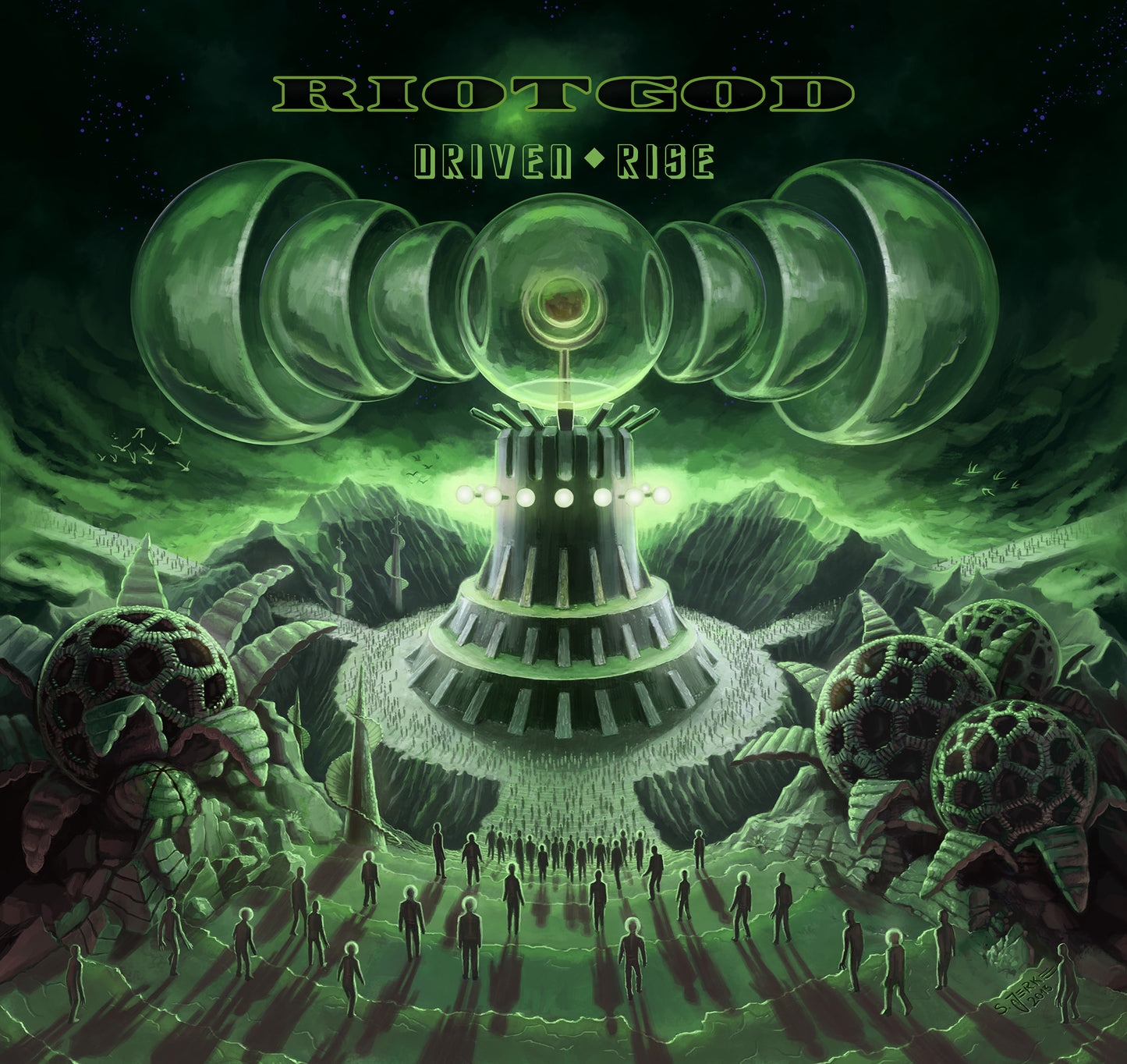 Riotgod - Driven Rise CD digipack