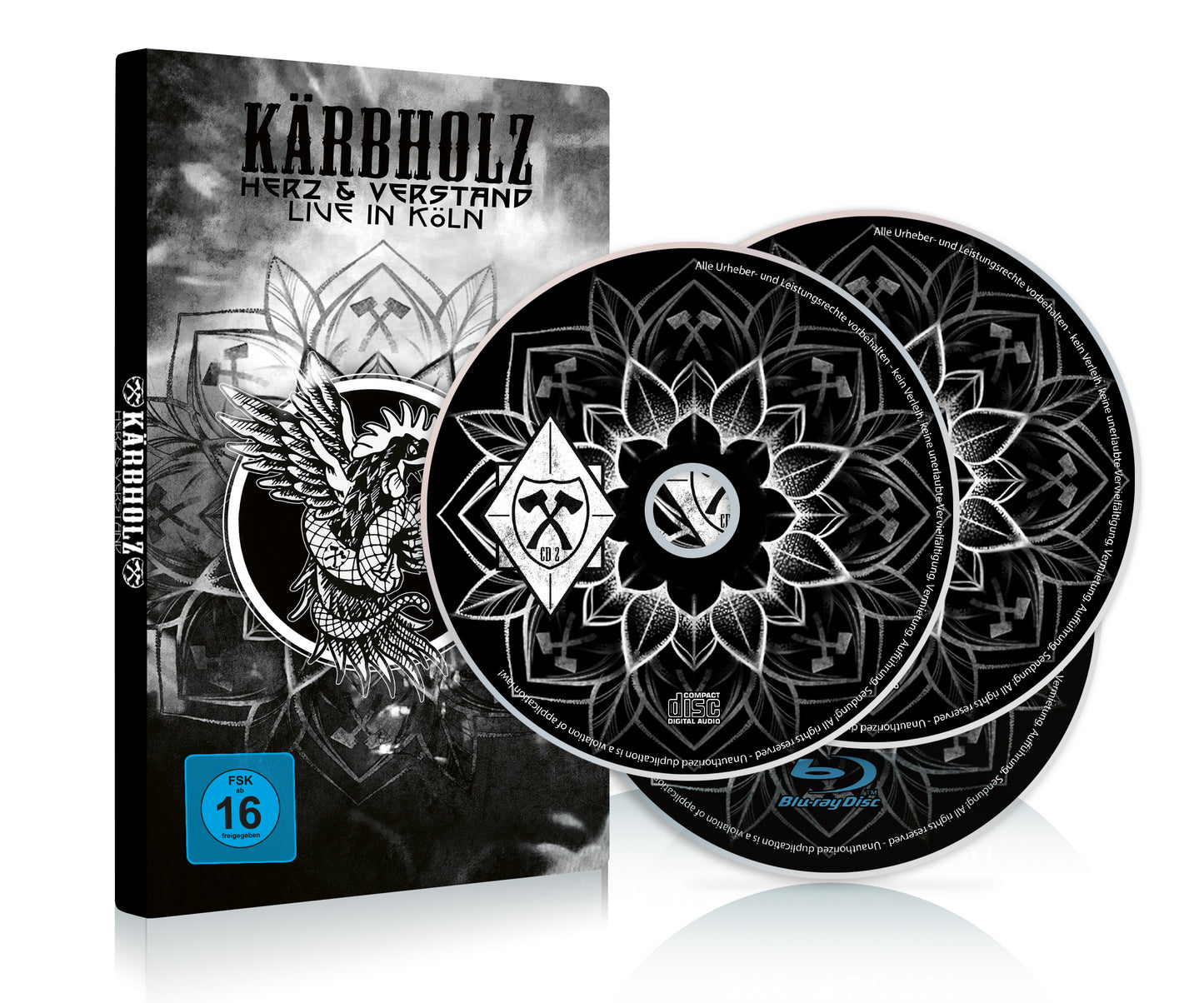 Kärbholz - Herz & Verstand - Live in Köln (Blu-ray+2CD