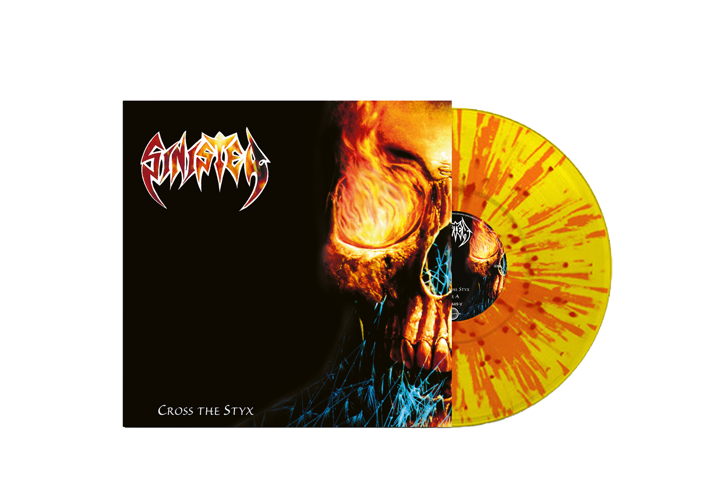 Sinister - Cross The Styx (transparent yellow LP with red and orange splatter)(05.12.2025)(limited to 500)