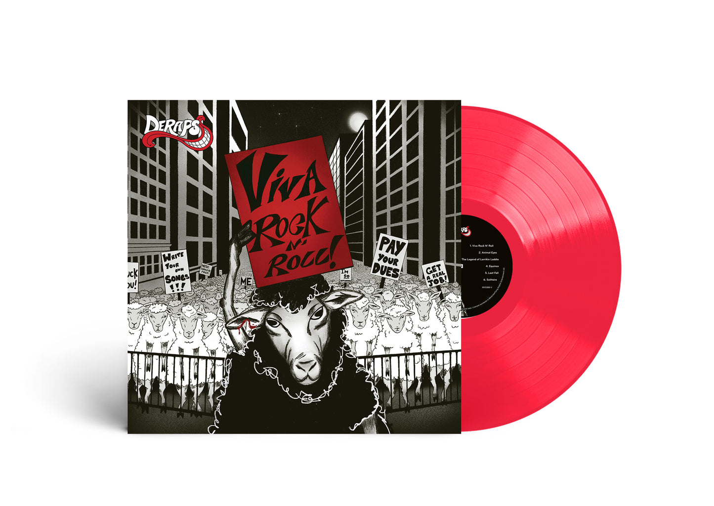 Deraps - Viva Rock'N'Roll red transparent vinyl (23.05.2025)