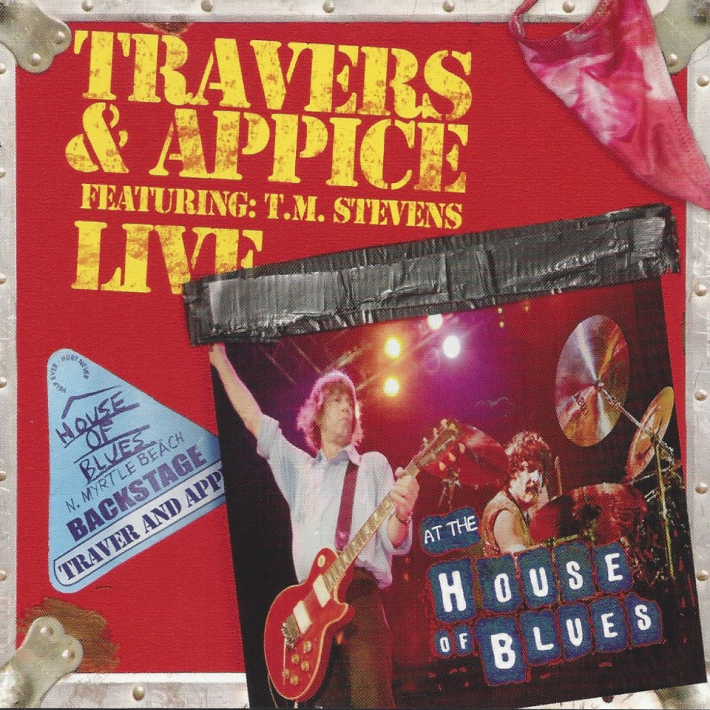 Travers & Appice - Live At The House Of Blues CD/DVD Jewelcase