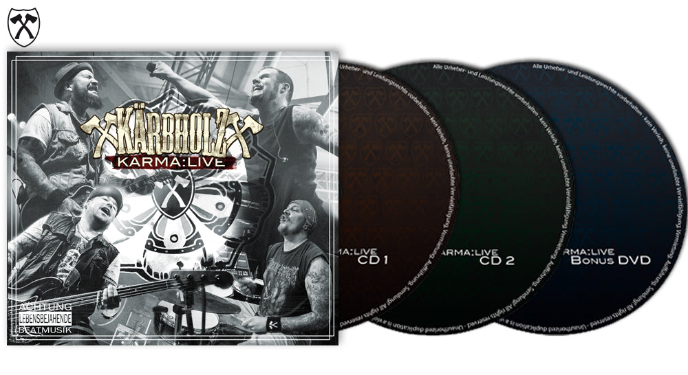 Kärbholz - Karma Live (2CD+DVD Digipak-Set)
