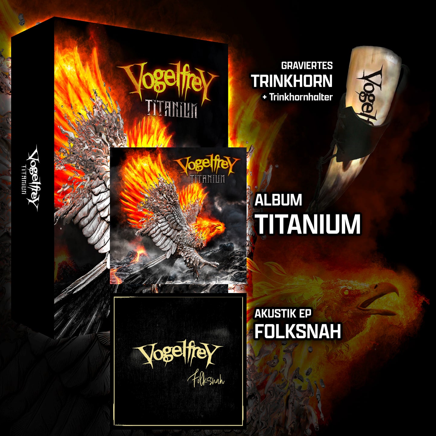 Vogelfrey - Titanium (Ltd. Fanbox/CD Digipak+Bonus CD+Merch)