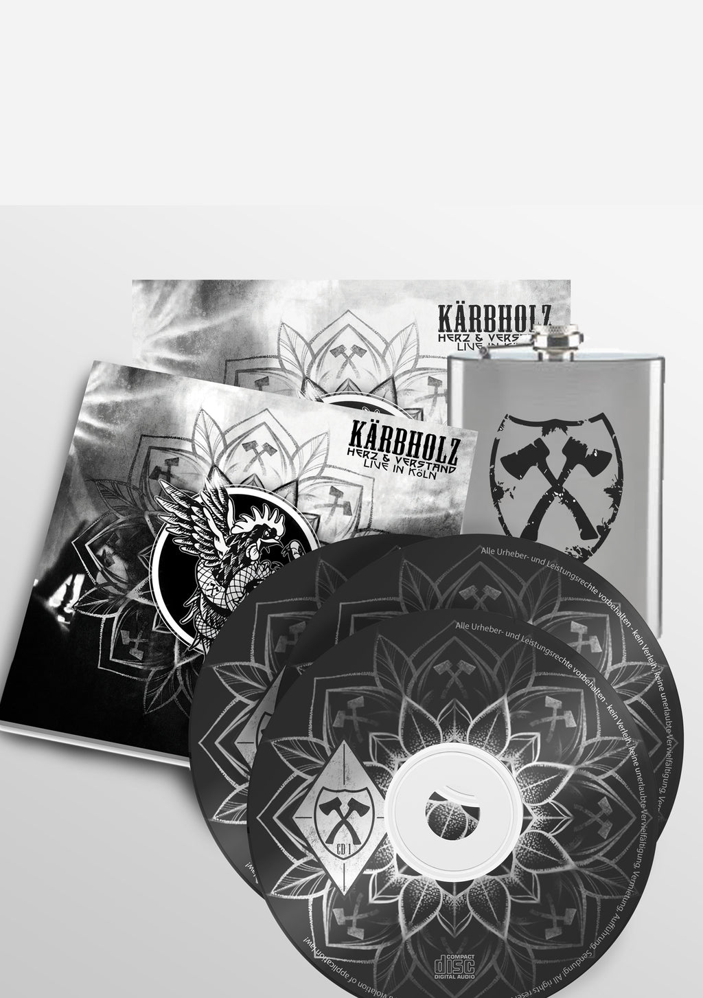 Kärbholz - Herz & Verstand - Herz & Verstand Live in Köln (Ltd.Fanbox/2CD+DVD)
