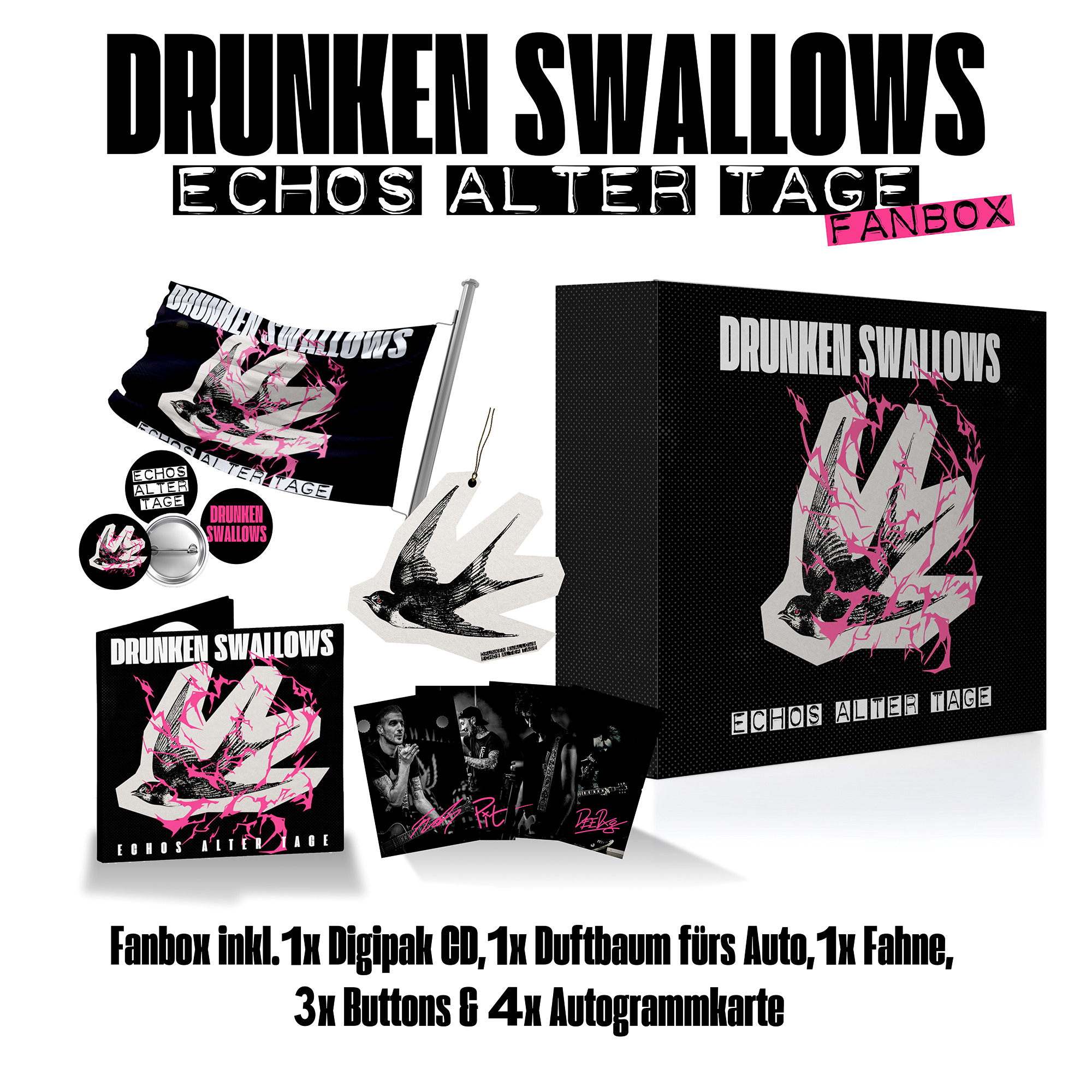 Drunken Swallows - Echos Alter Tage (Fanbox, limited to 500)(17.04.2026)