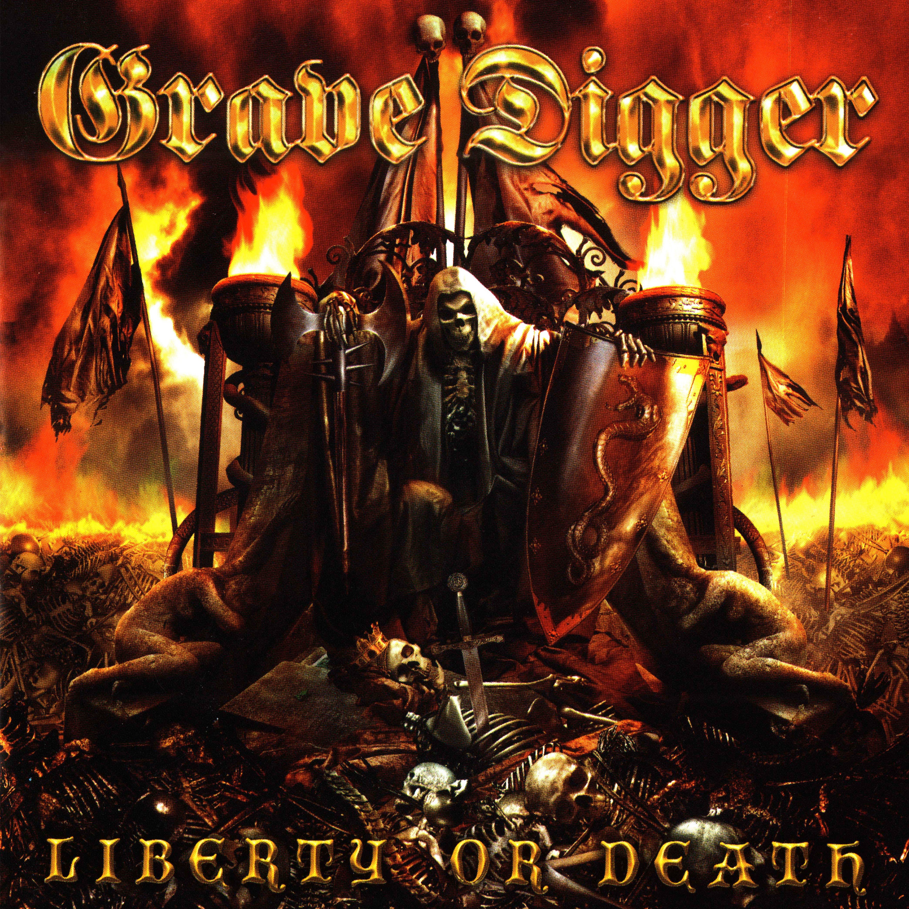 Grave Digger - Liberty Or Death (Red/Black Splatter LP)