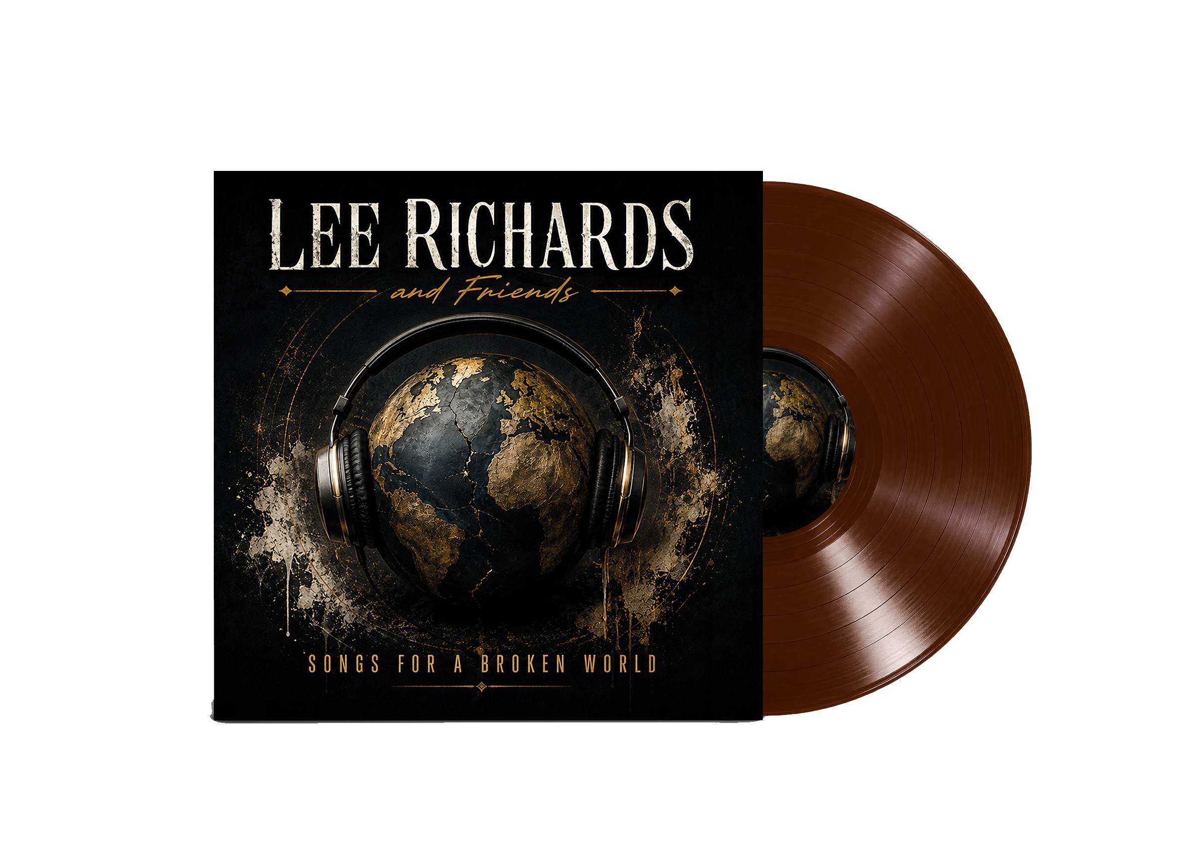 Lee Richards and Friends - Songs For A Broken World (brown LP) (30.10.2026)