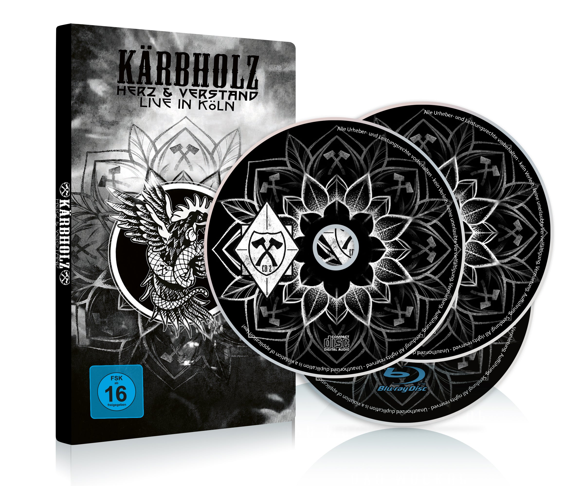 Kärbholz - Herz & Verstand - Live in Köln (Blu-ray+2CD