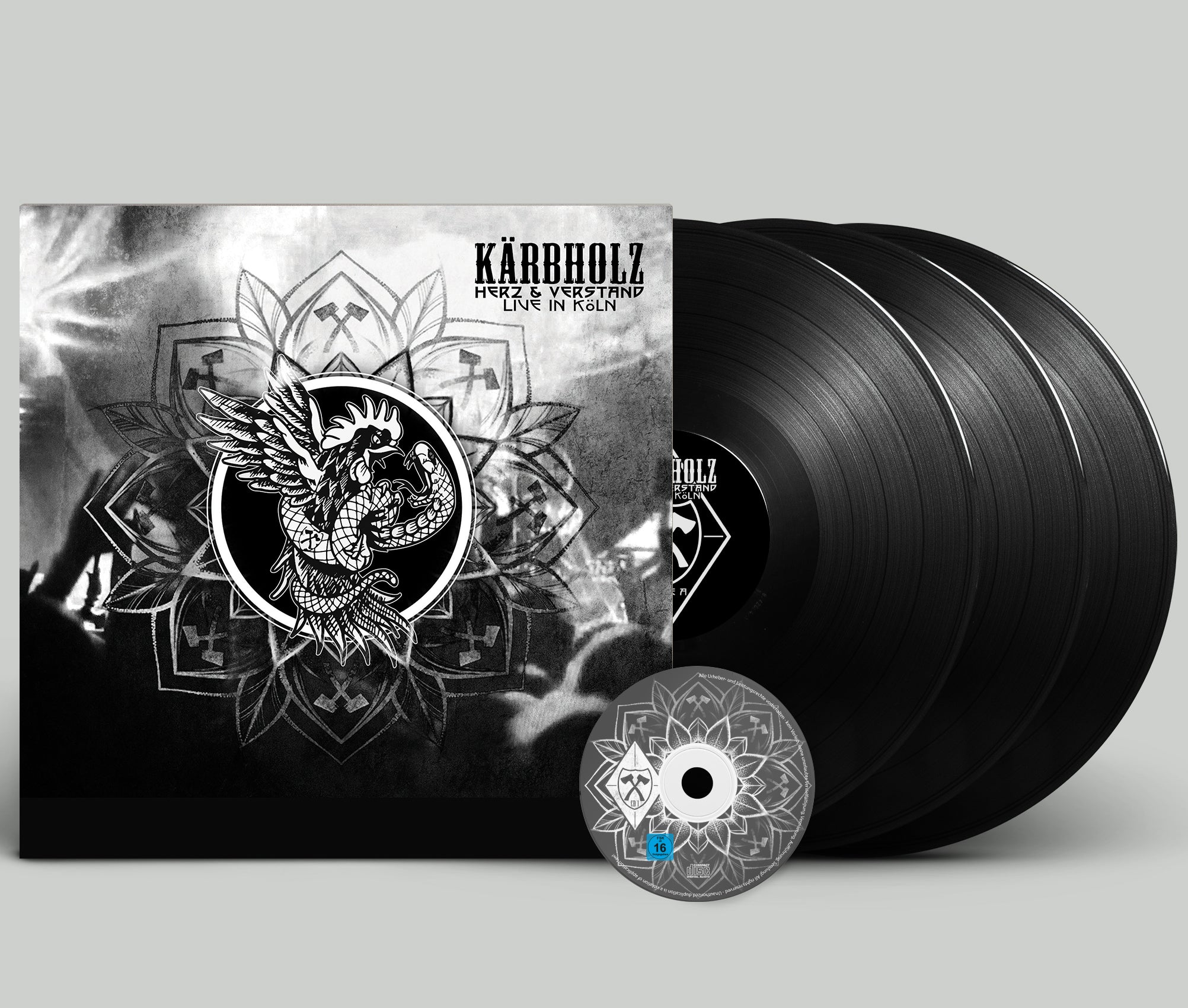 Kärbholz - Herz & Verstand - Herz & Verstand - Live in Köln (Ltd. 3LP+DVD)