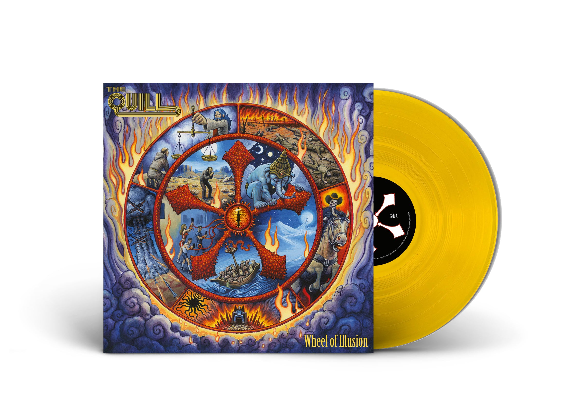 The Quill - Wheels of Illusion (Clear Yellow Vinyl)