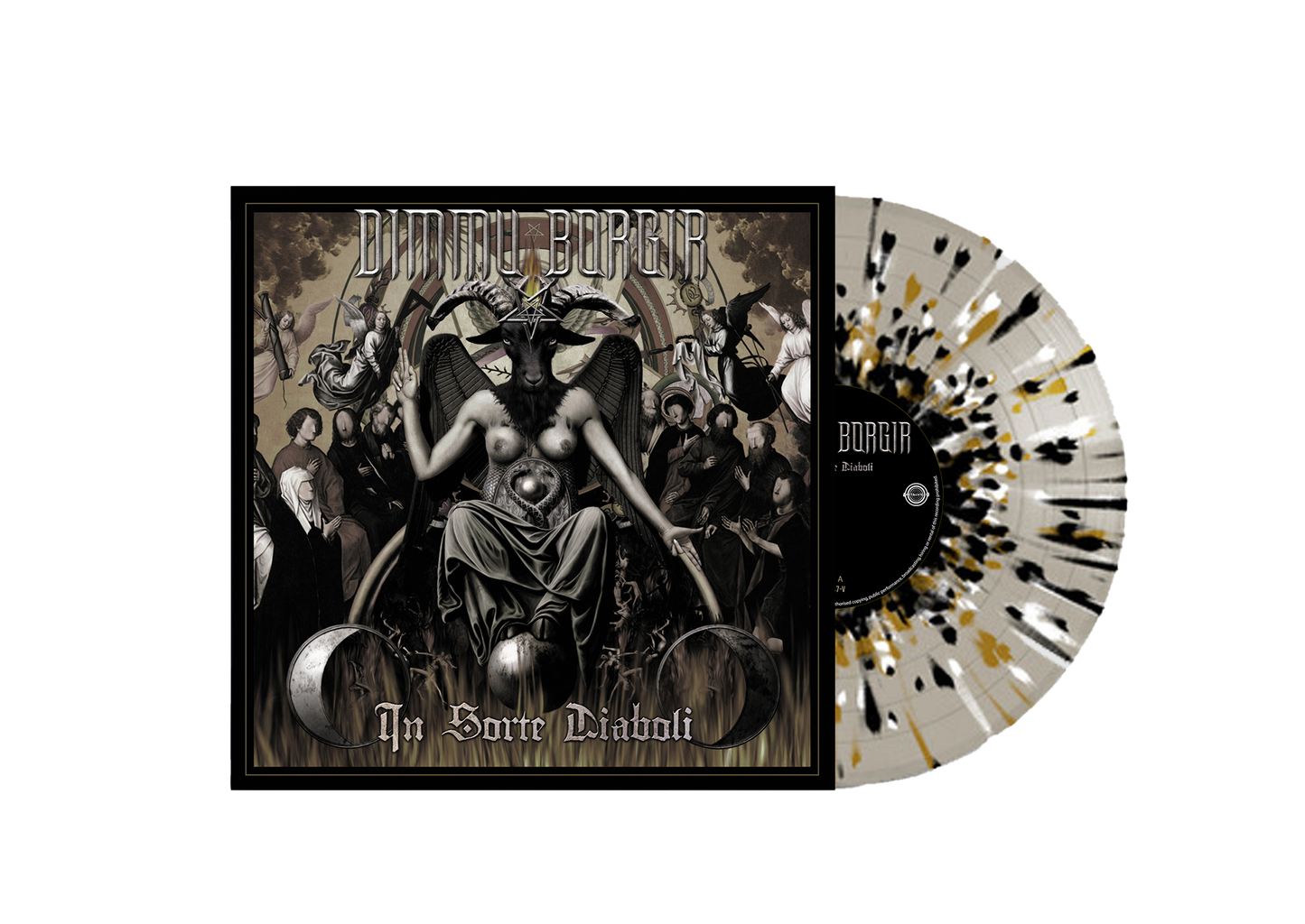 Dimmu Borgir - In Sorte Diaboli (natural LP with, black, white and gold splatter)(05.12.2025)(limited to 500)