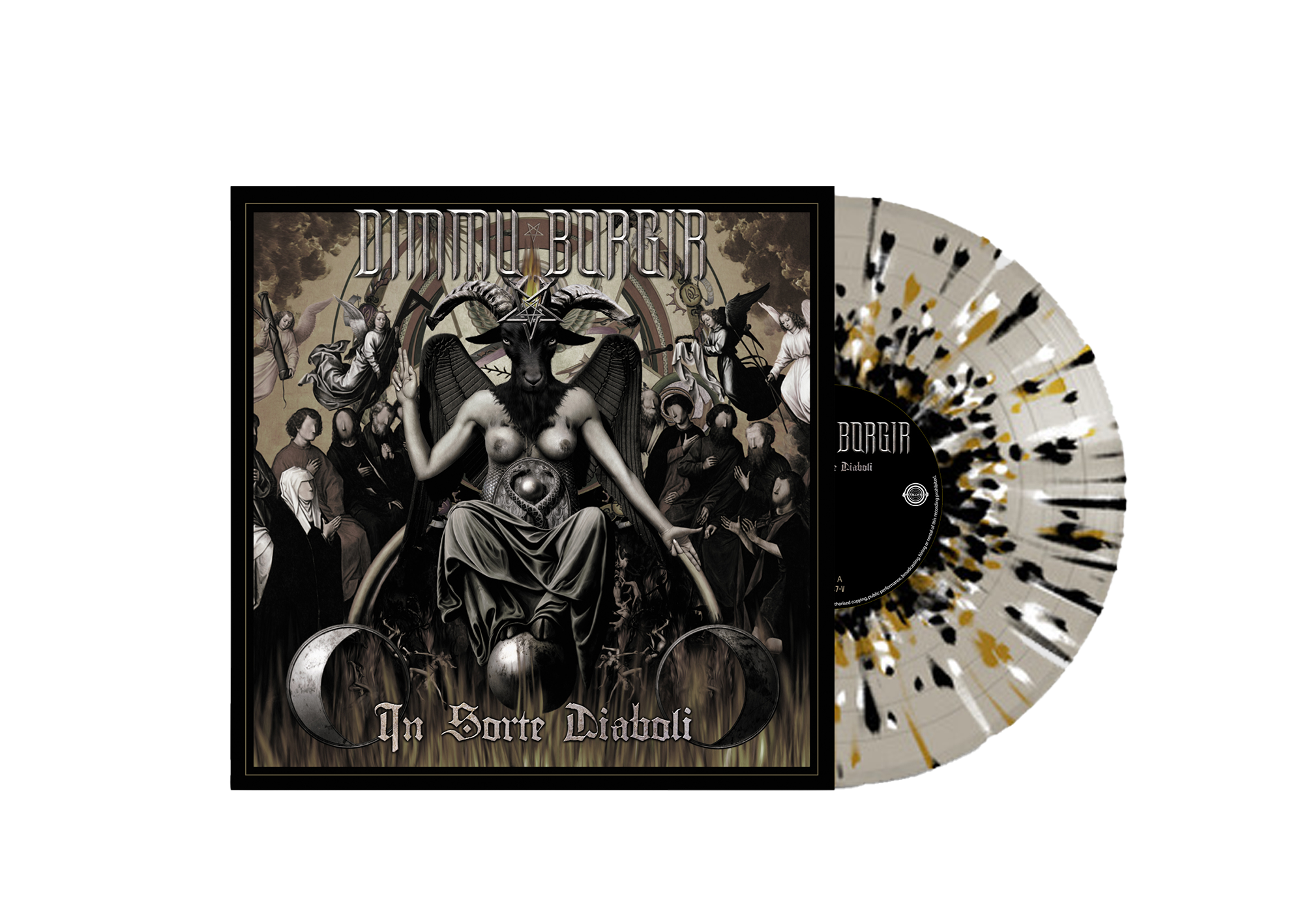 Dimmu Borgir - In Sorte Diaboli (natural LP with, black, white and gold splatter)(05.12.2025)(limited to 500)