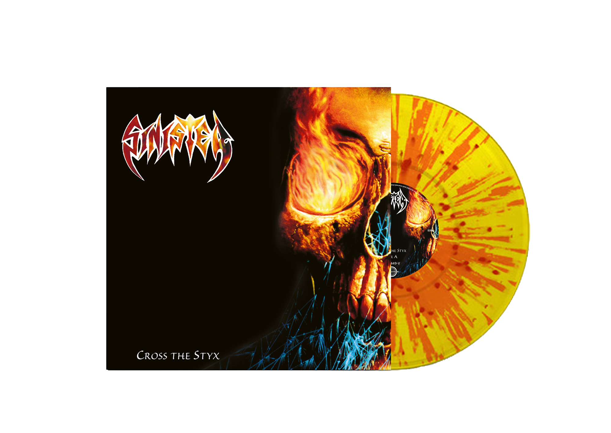 Sinister - Cross The Styx (transparent yellow LP with red and orange splatter)(05.12.2025)(limited to 500)