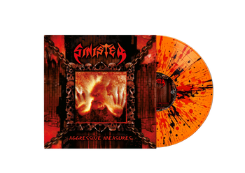 Sinister - Aggressive Measures (black red orange splatter LP) (27.03.2026) (limited to 500)