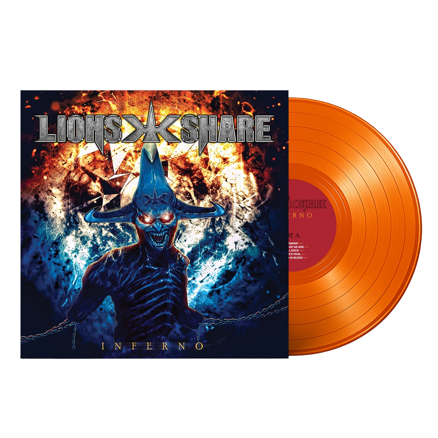 Lion's Share - Inferno (orange LP) (27.03.2026) (limited to 250)