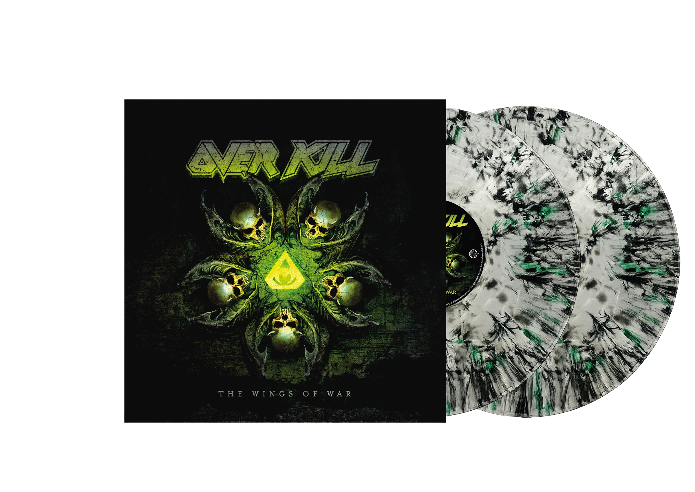 Overkill - The Wings Of War (2 clear LP with black green crusher) (17.04.2026) (limited to 500)