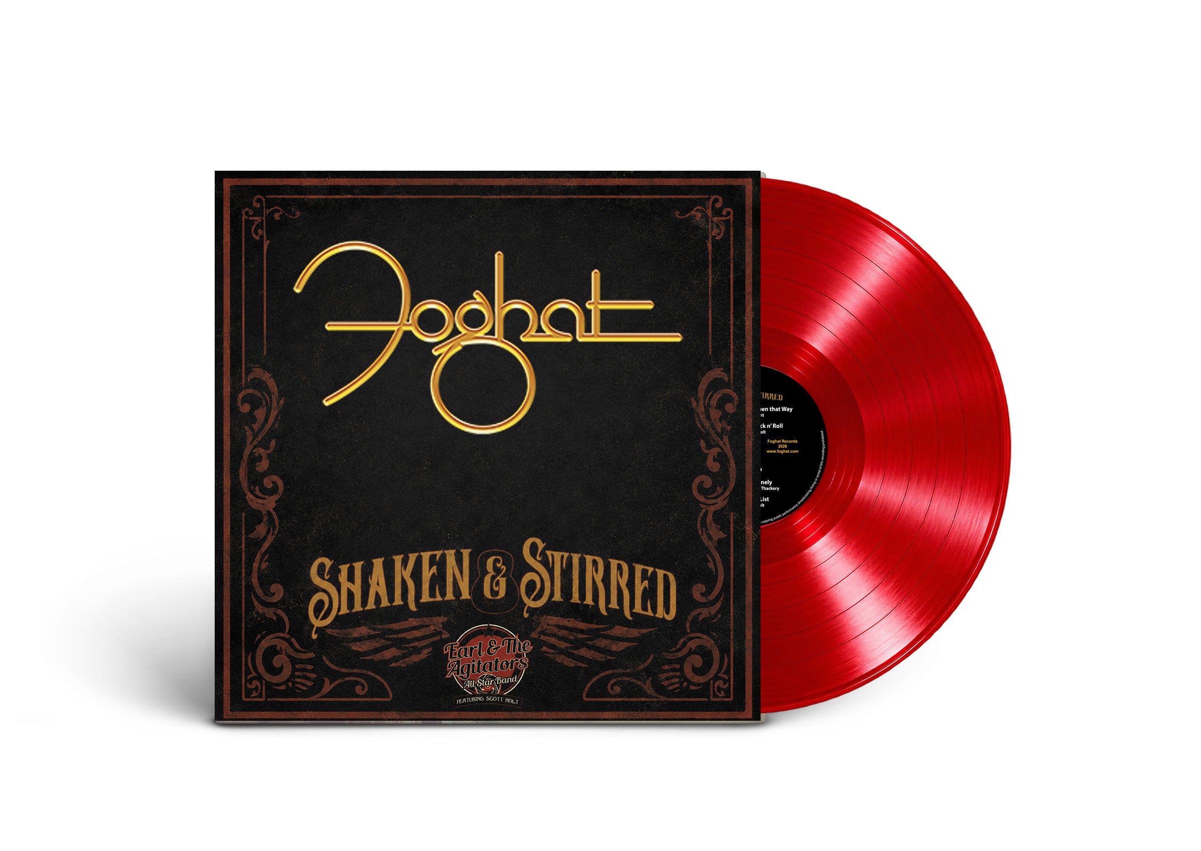 Foghat aka Earl And The Agitators All Star Band - Shaken & Stirred (red LP) (30.10.2026) (limited to 300)