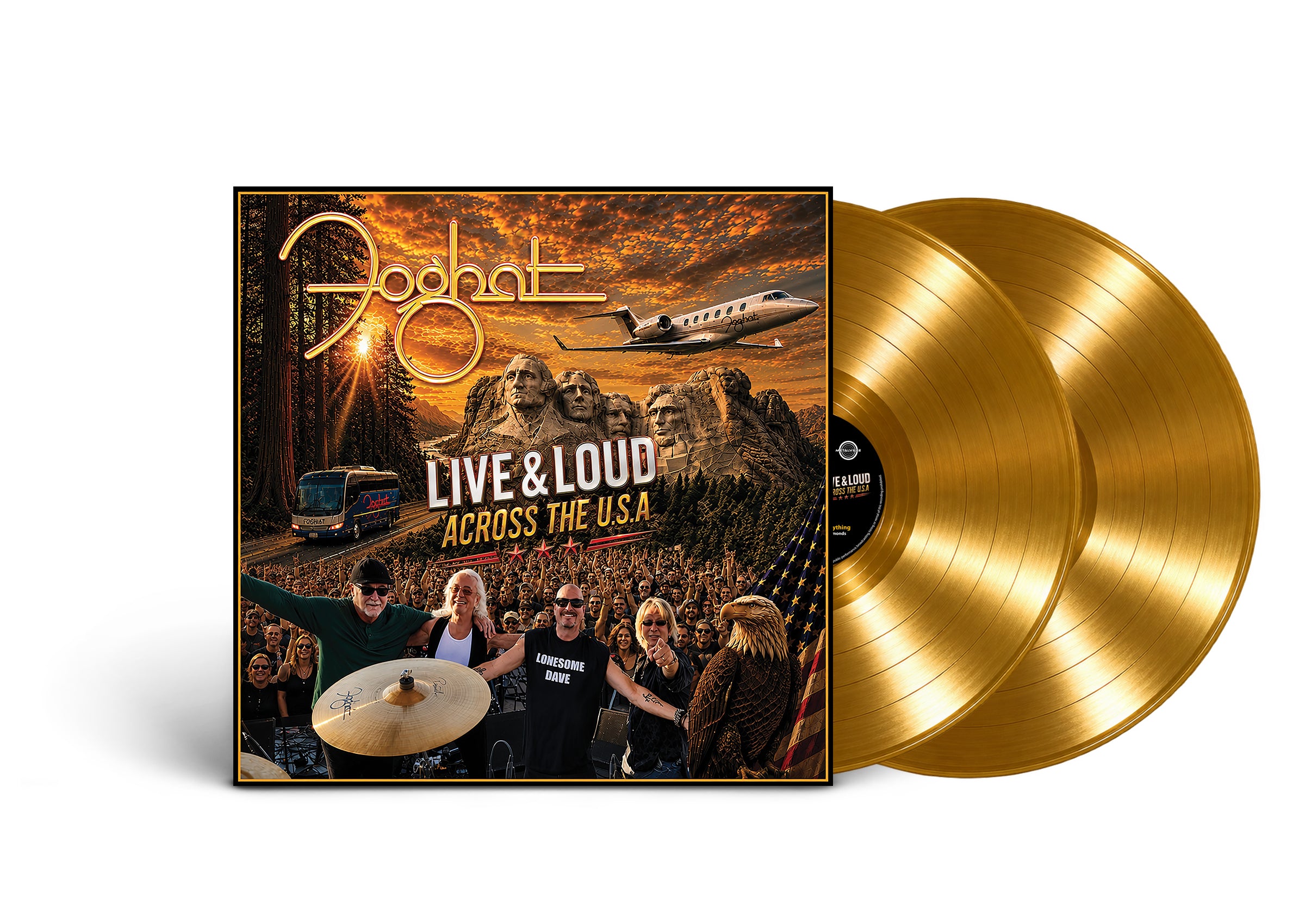 Foghat - Live & Loud Across The U.S.A. (2 Gatefold gold LP) (30.10.2026) (limited to 300)