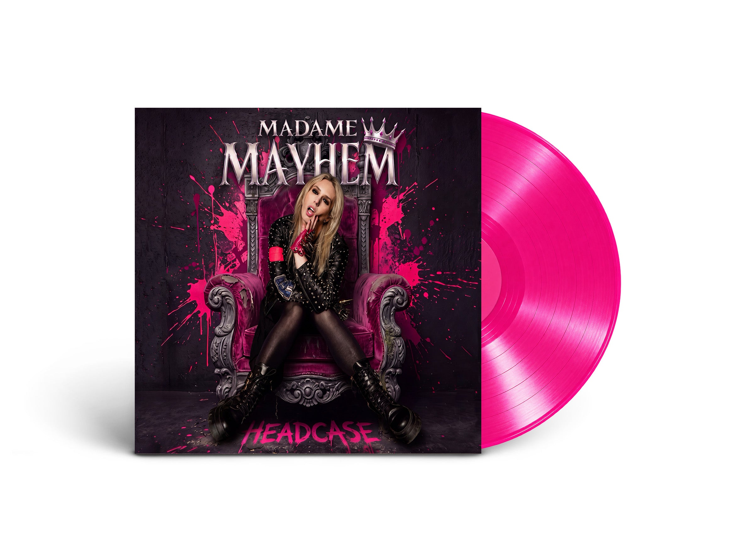 Madame Mayhem - Headcase (pink LP) (27.11.2026) (limited to 300)