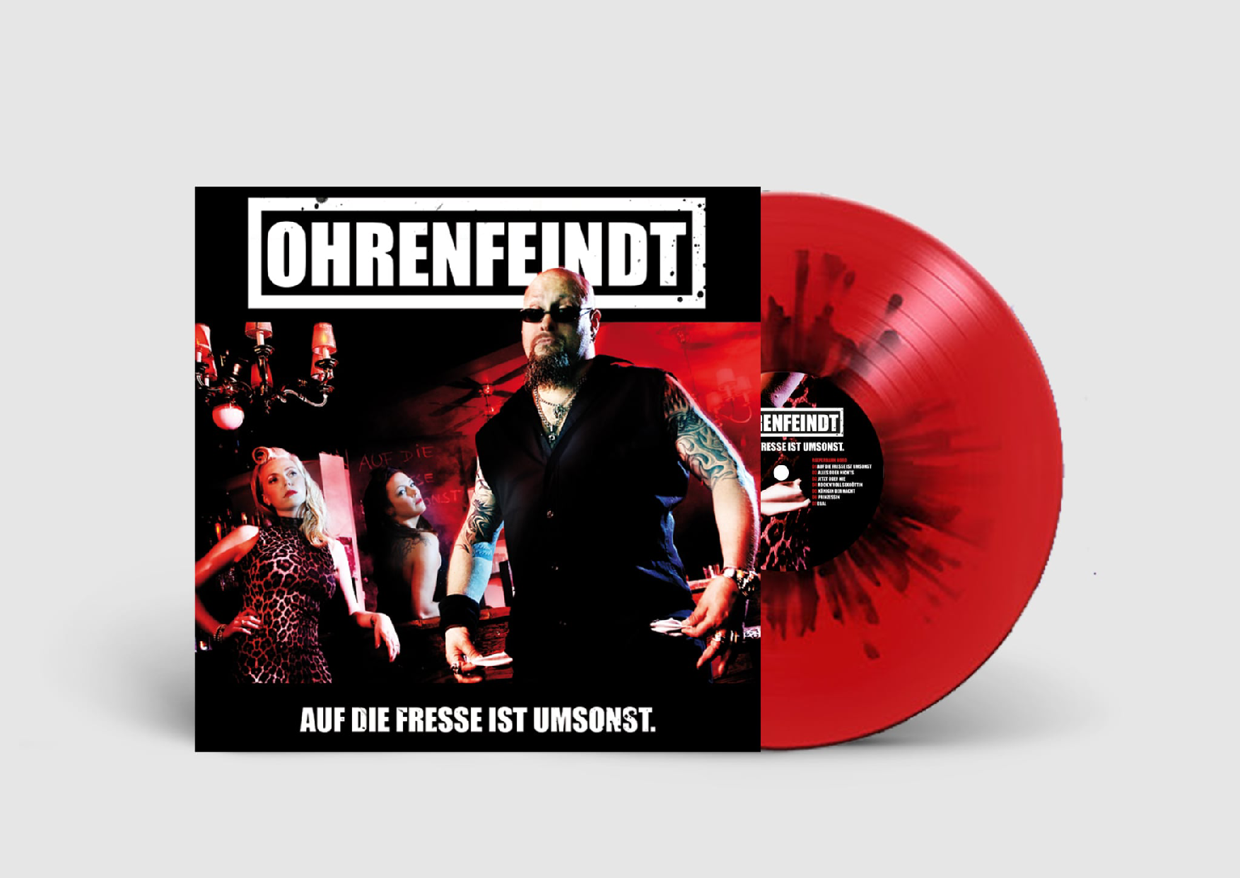 Auf Die Fresse Ist Umsonst (Red LP with black splatter) (06.02.2026)