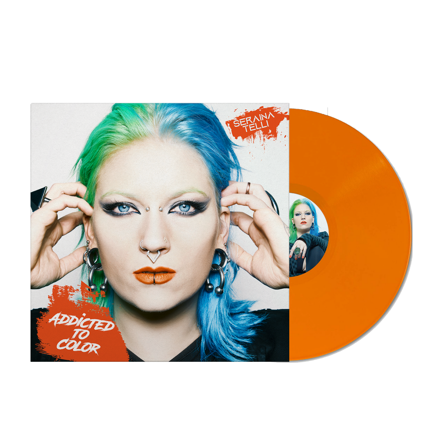 Seraina Telli - Addicted To Color (Ltd. LP/Orange Vinyl)
