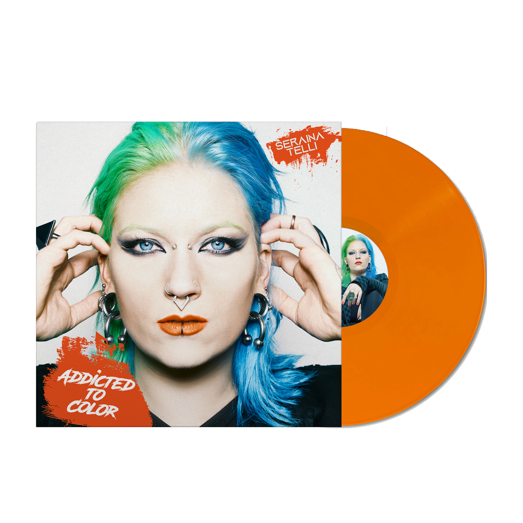 Seraina Telli - Addicted To Color (Ltd. LP/Orange Vinyl)