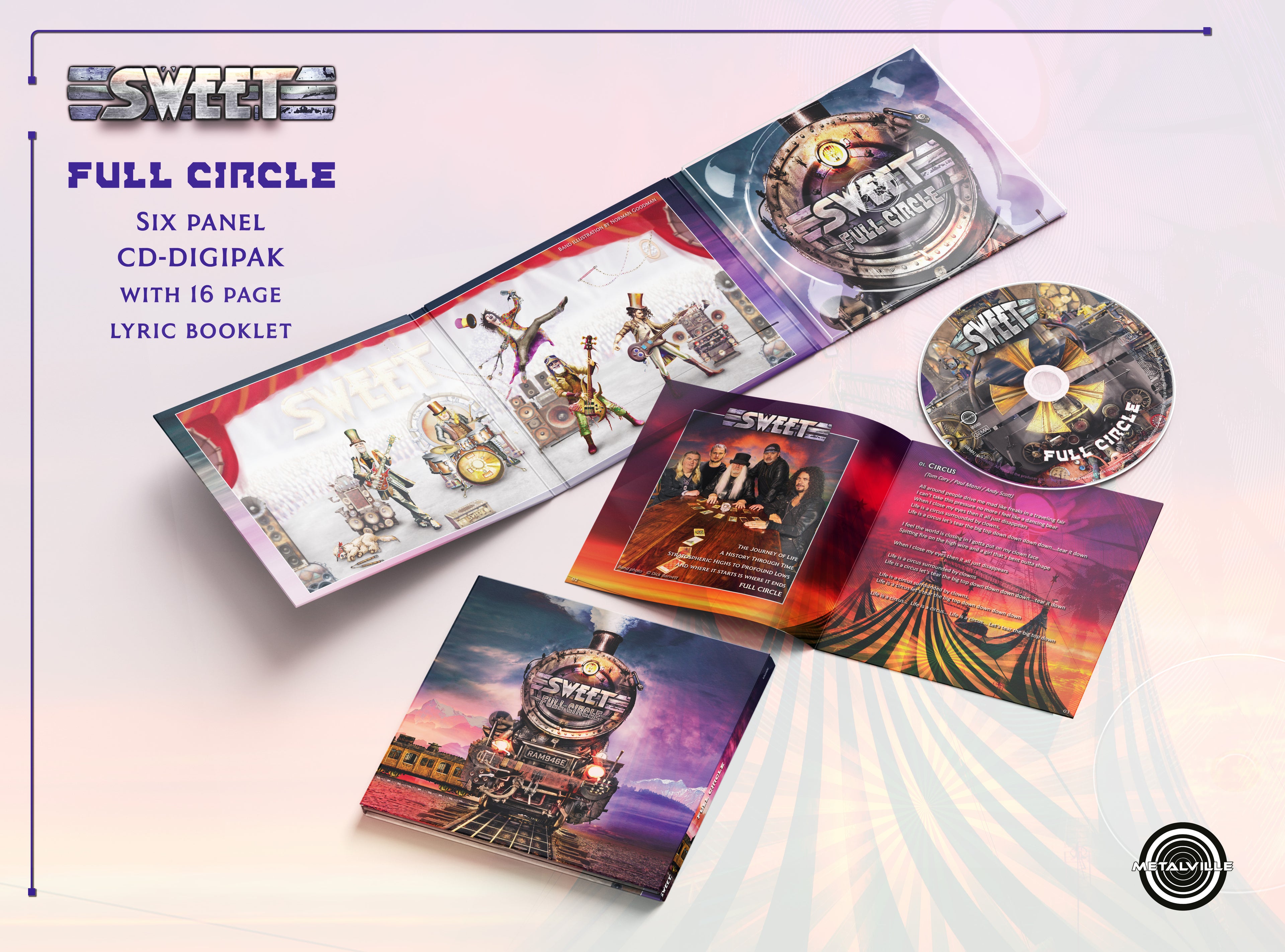 Sweet - Full Circle  CD Digipack