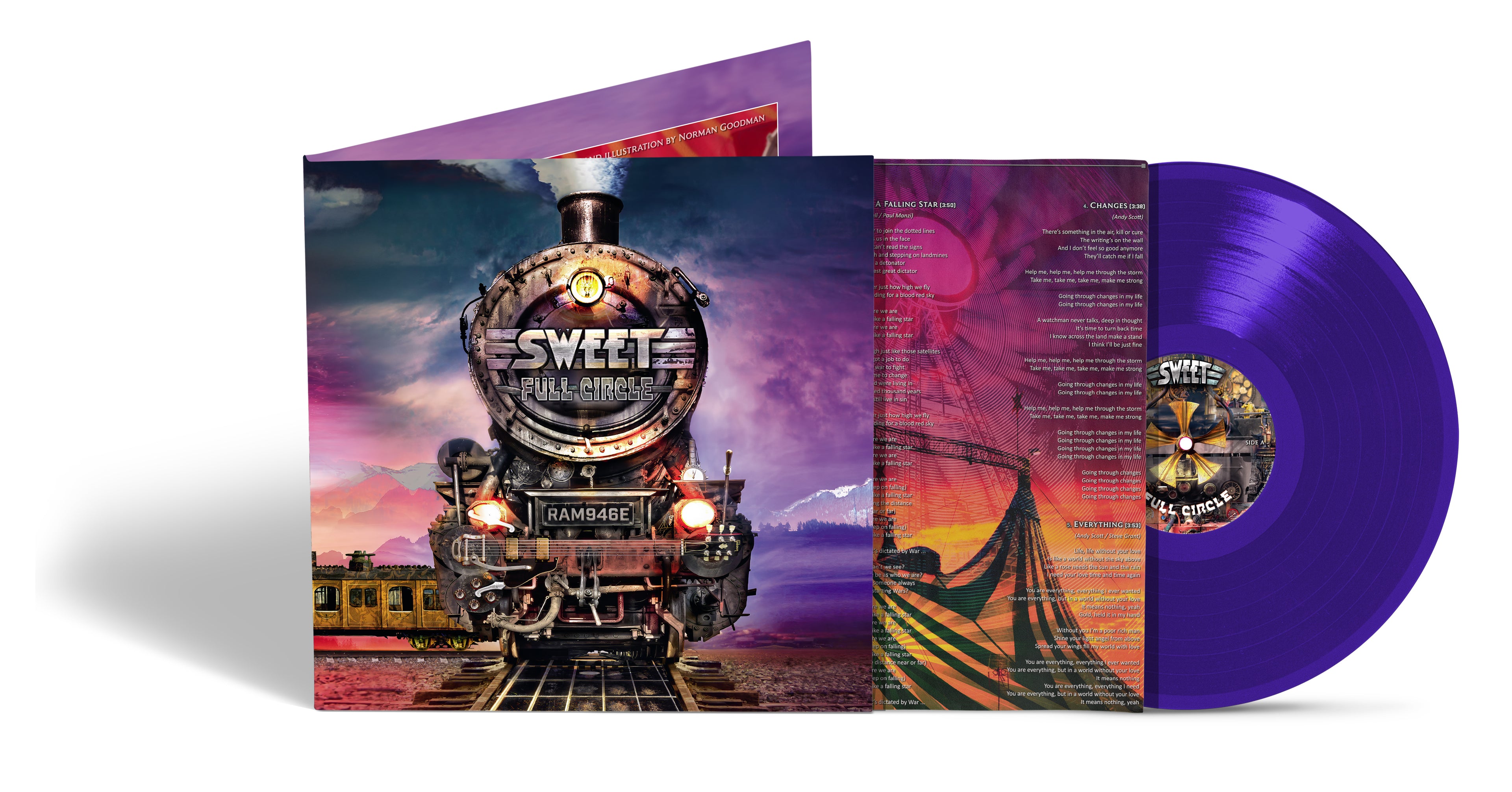 Sweet - Full Circle - Vinyl Ltd. Edition Purple