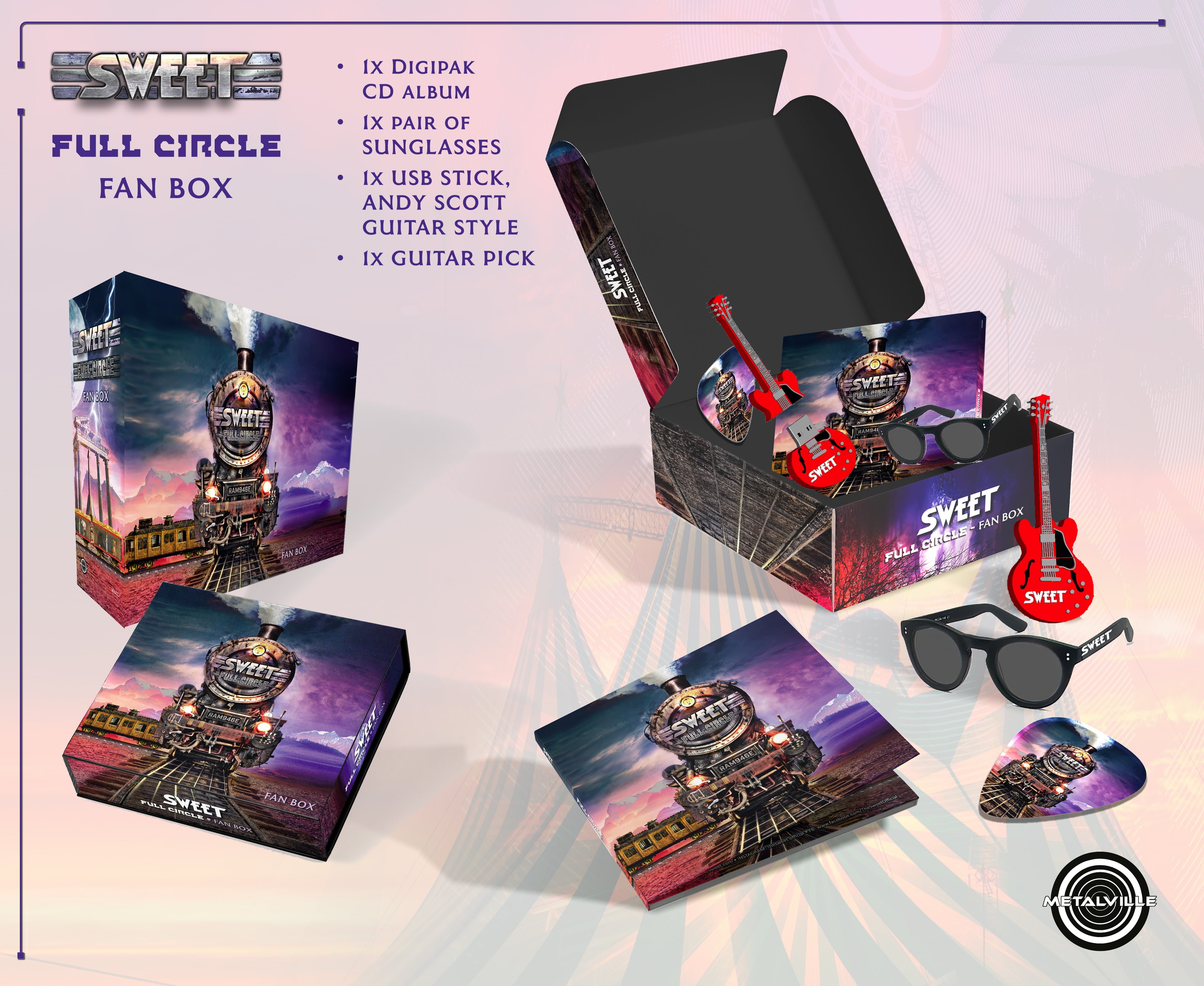 Sweet - Full Circle Fanbox – Metalville Shop