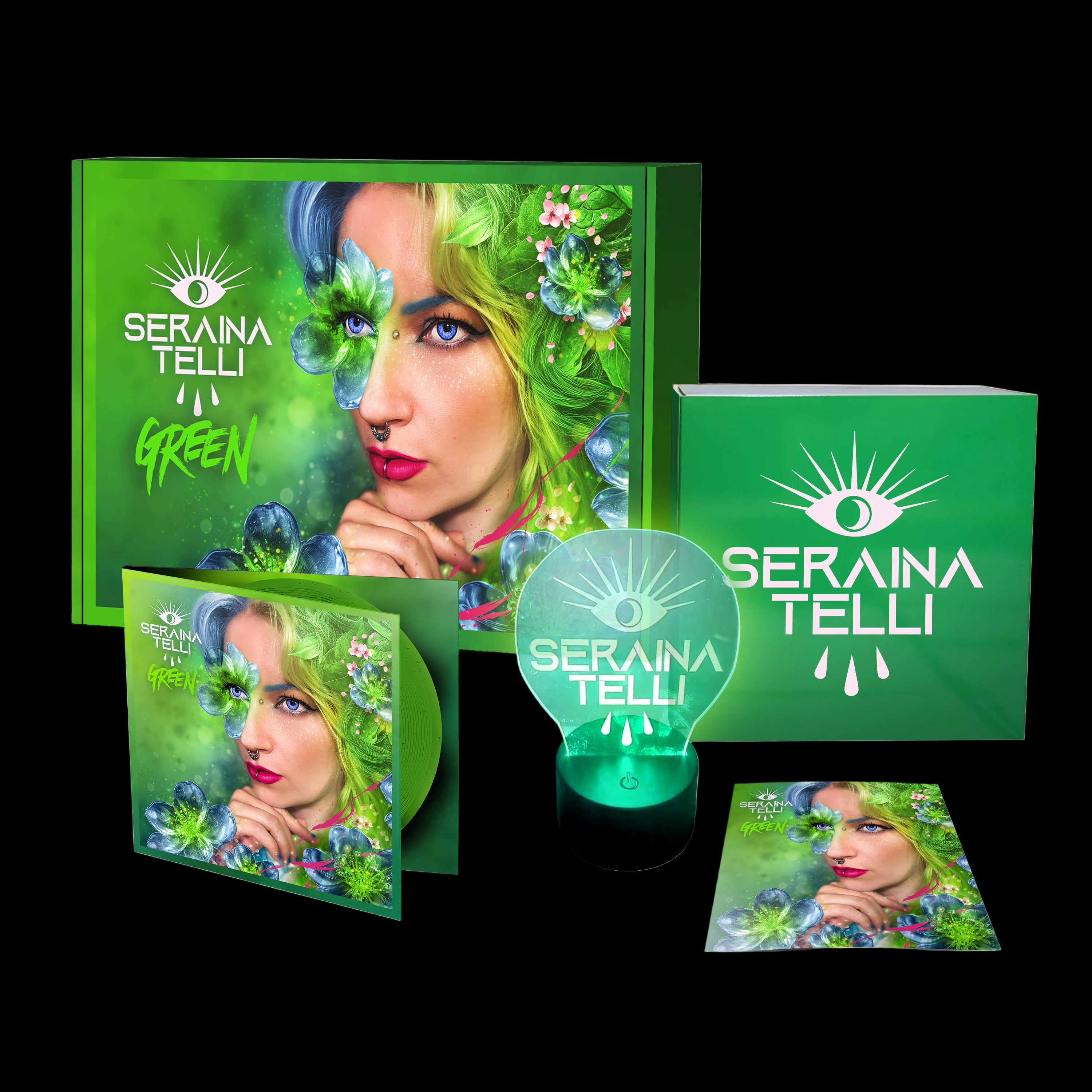 Seraina Telli - Green (Fanbox, limited to 500 incl. Digipak, LED Logo ...
