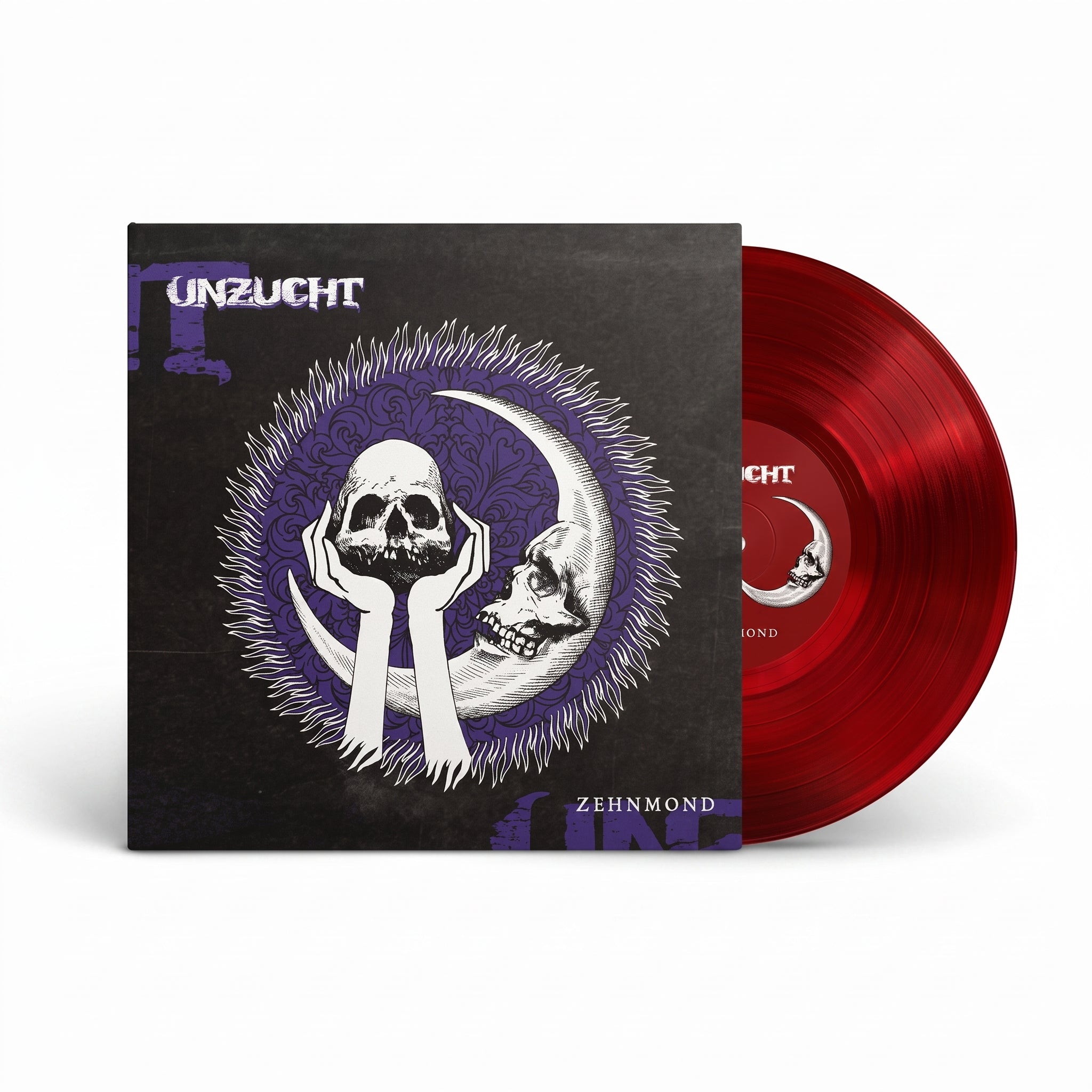 Unzucht - Zehnmond (7 inch red LP) (30.10.2026) (limited to 100)