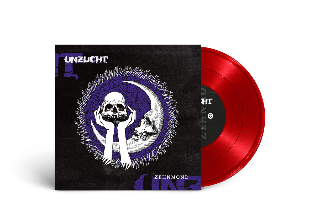 Unzucht - Zehnmond (7 inch red LP) (30.10.2026) (limited to 100)
