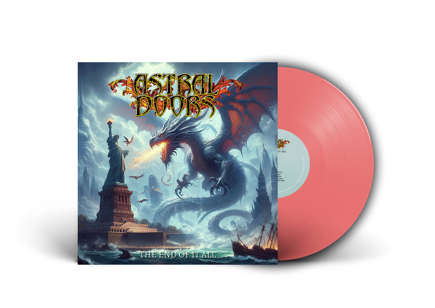 Astral Doors - The End Of It All orange transparent vinyl