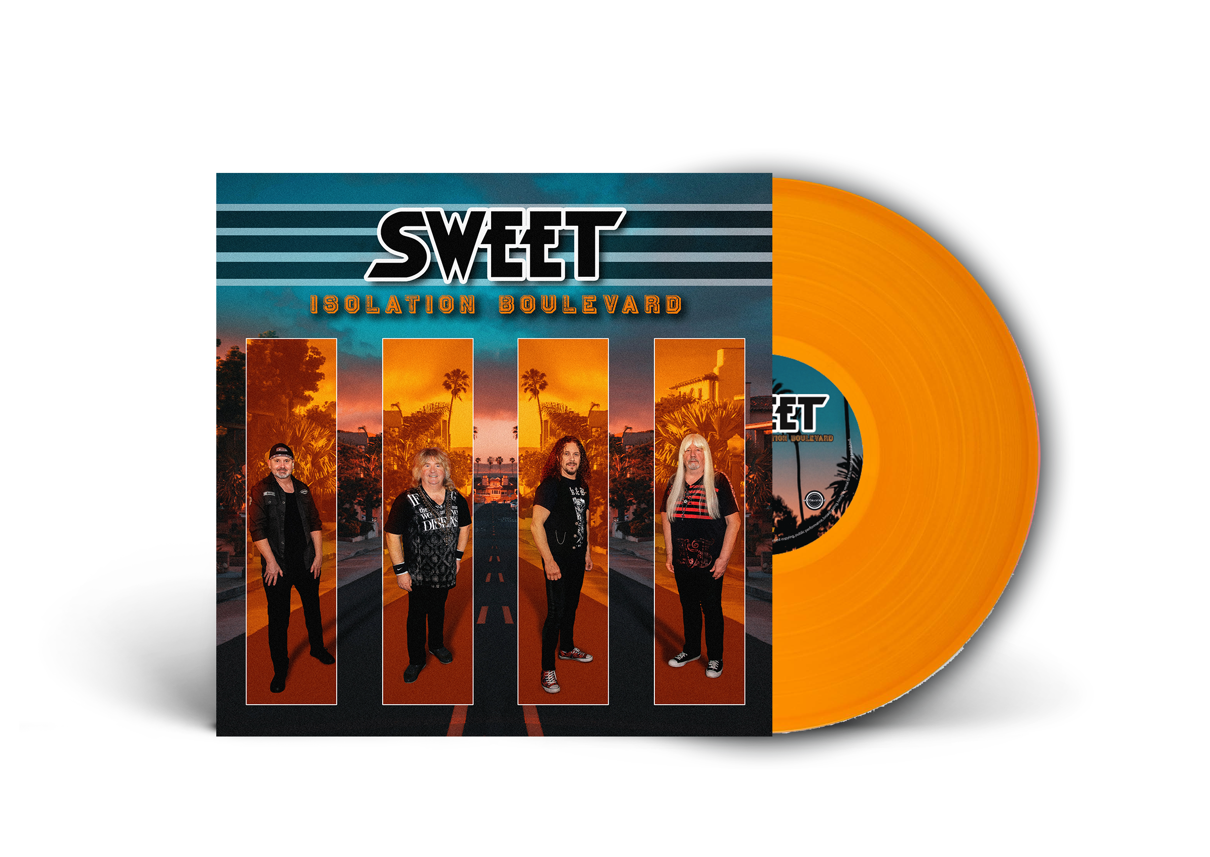 Sweet - Isolation Boulevard orange transparent vinyl